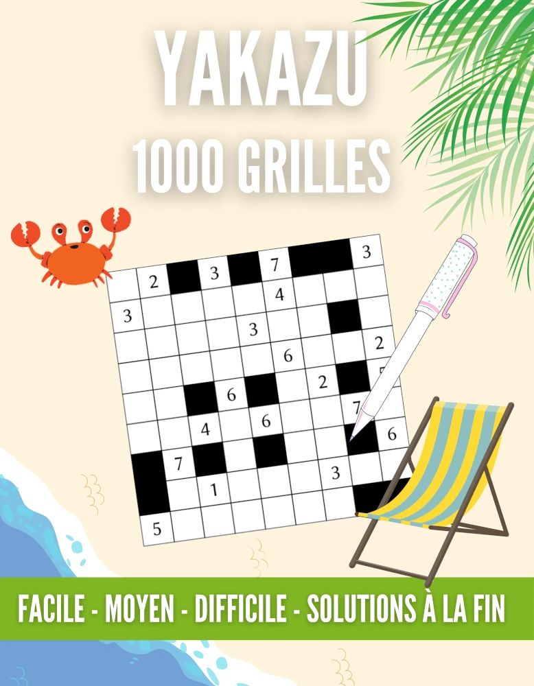 Couverture 1000 grilles de Yakazu - Tome 2 de Éric Pillet (collection Jeux)