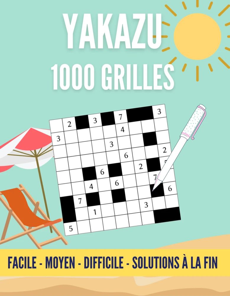 Couverture 1000 grilles de Yakazu de Éric Pillet (collection Jeux)