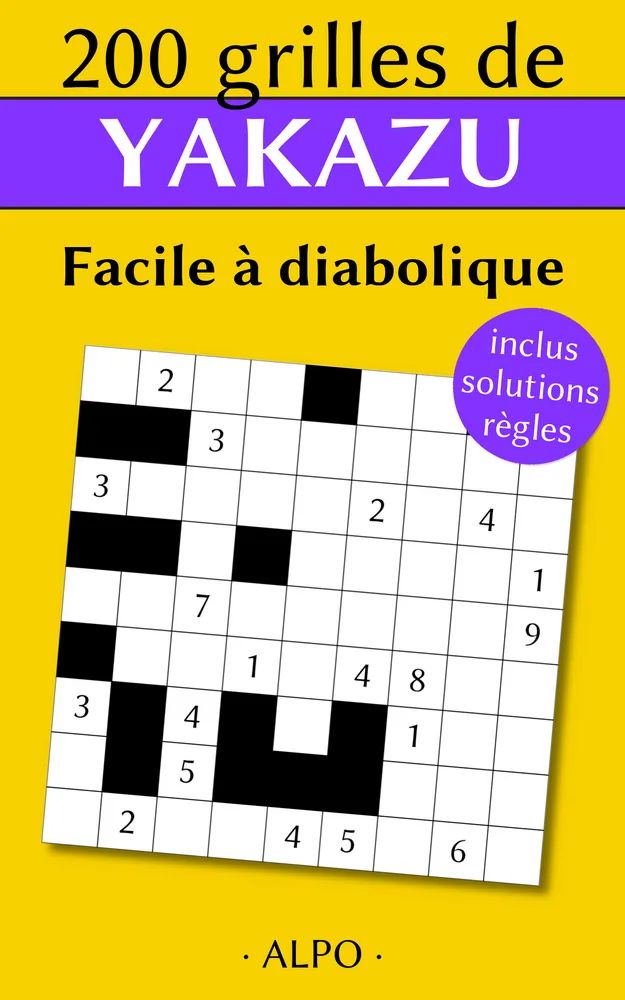 Couverture 200 grilles de Yakazu de Éric Pillet (collection Jeux)