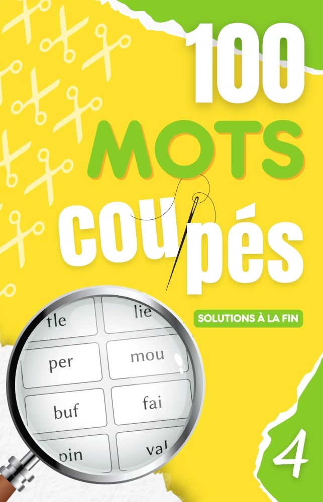 Couverture 100 mots coupés de Louis Leclerc (collection Jeux)