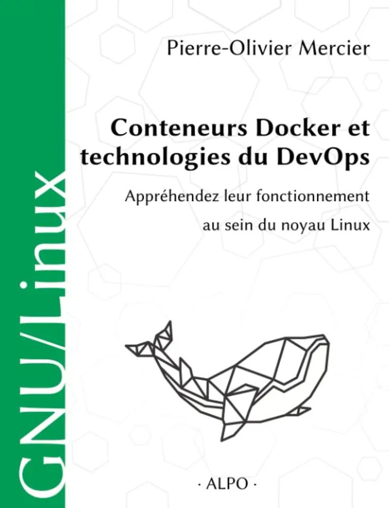 Couverture Conteneurs et technologies du DevOps de PO. Mercier (collection Oasis)