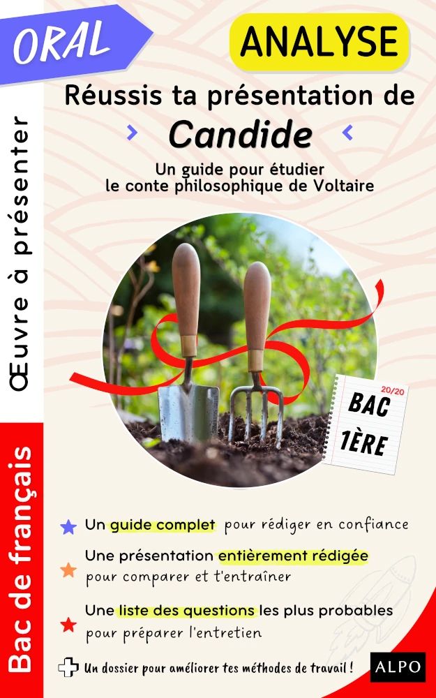 Couverture Réussis ta présentation de Candide de Voltaire à l'oral du bac de Alexandre Mouchel (collection Oasis)