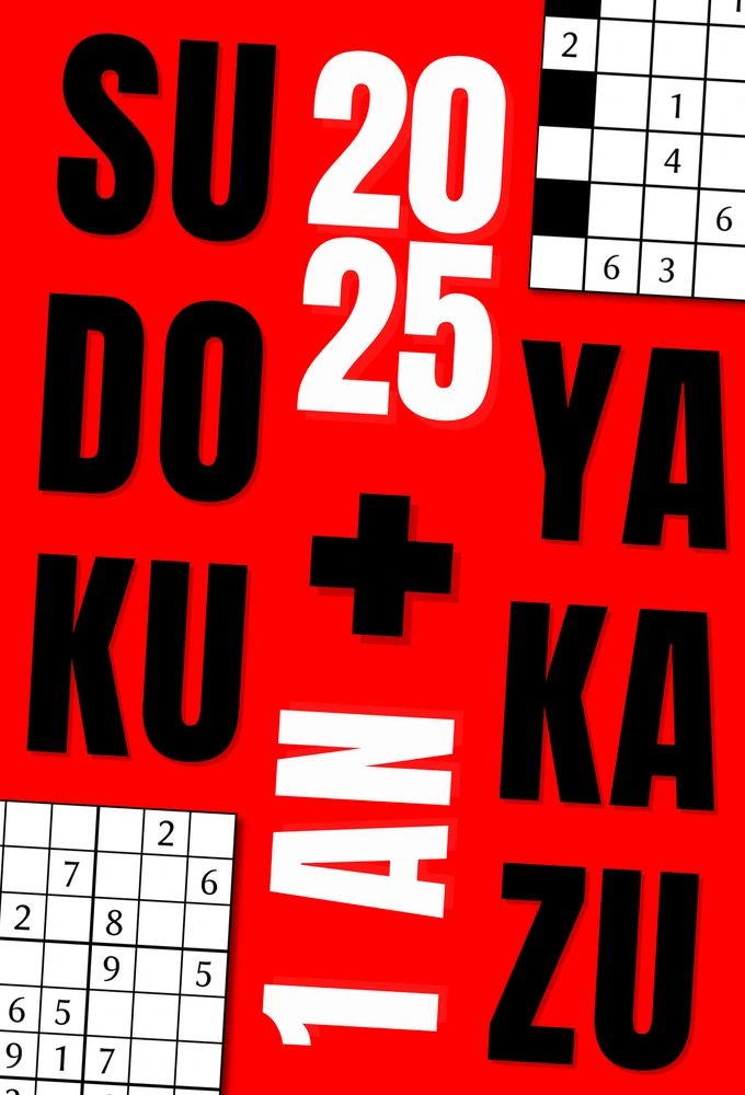 Couverture 1 an de Sudoku et Yakazu de Éric Pillet (collection Jeux)