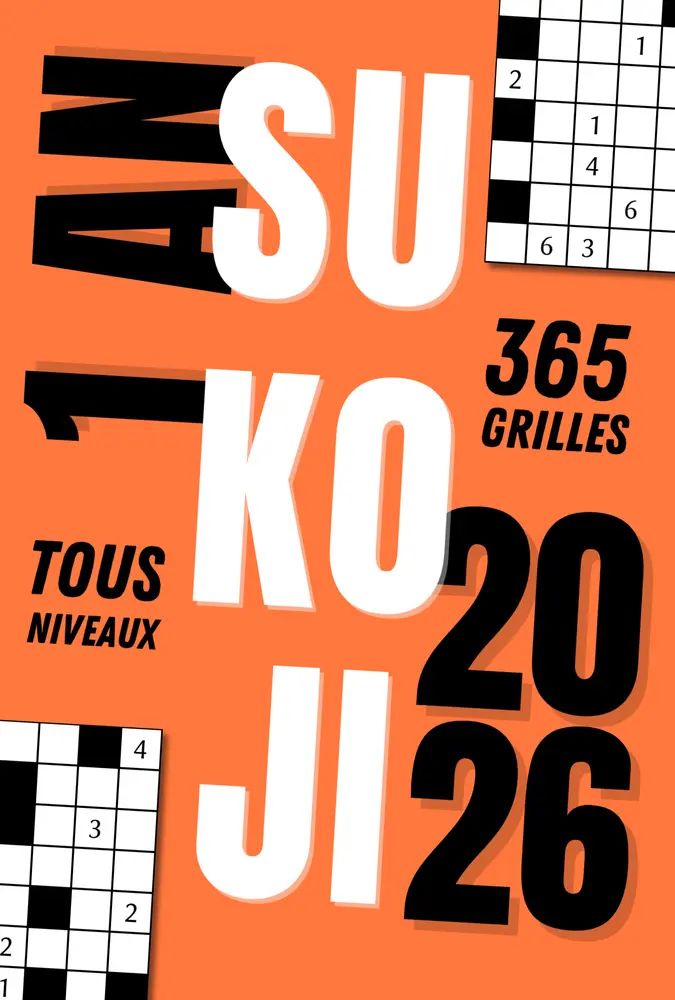 Couverture 1 an de Sukoji de Éric Pillet (collection Jeux)