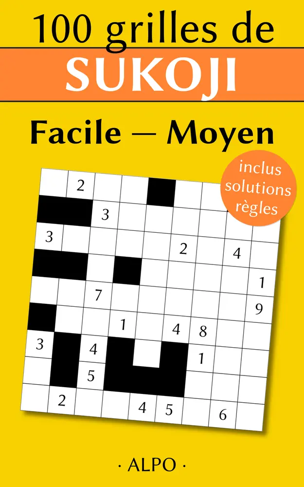 Couverture 100 grilles de Sukoji de Éric Pillet (collection Jeux)