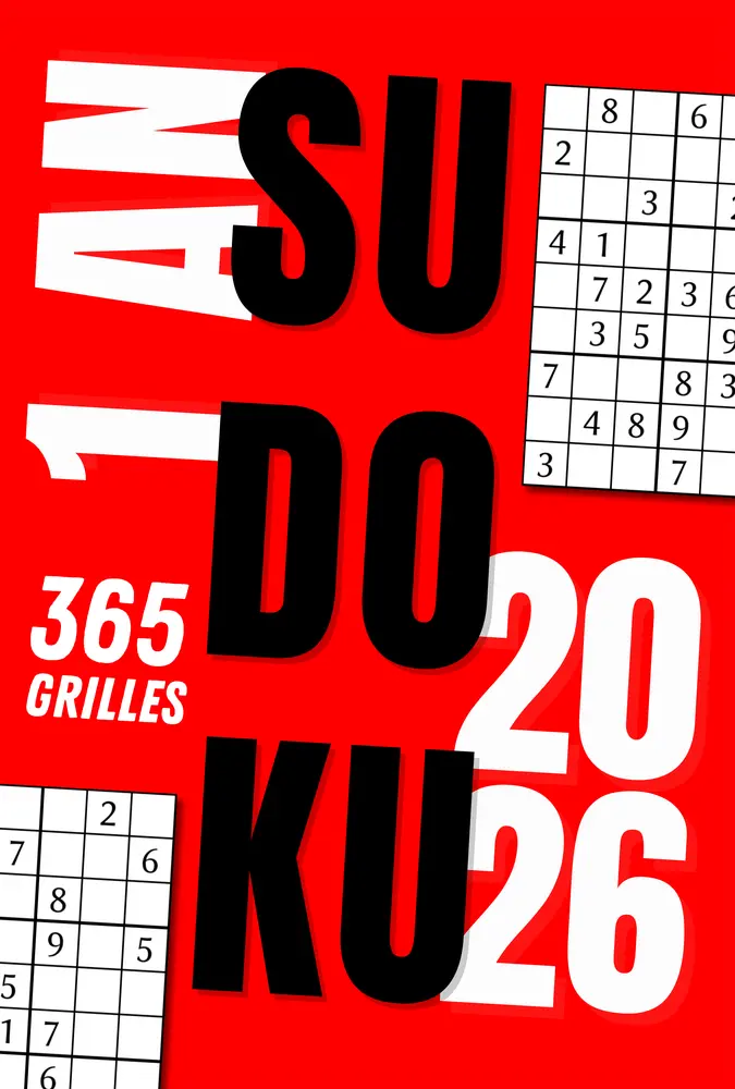 Couverture 1 an de Sudoku de Éric Pillet (collection Jeux)