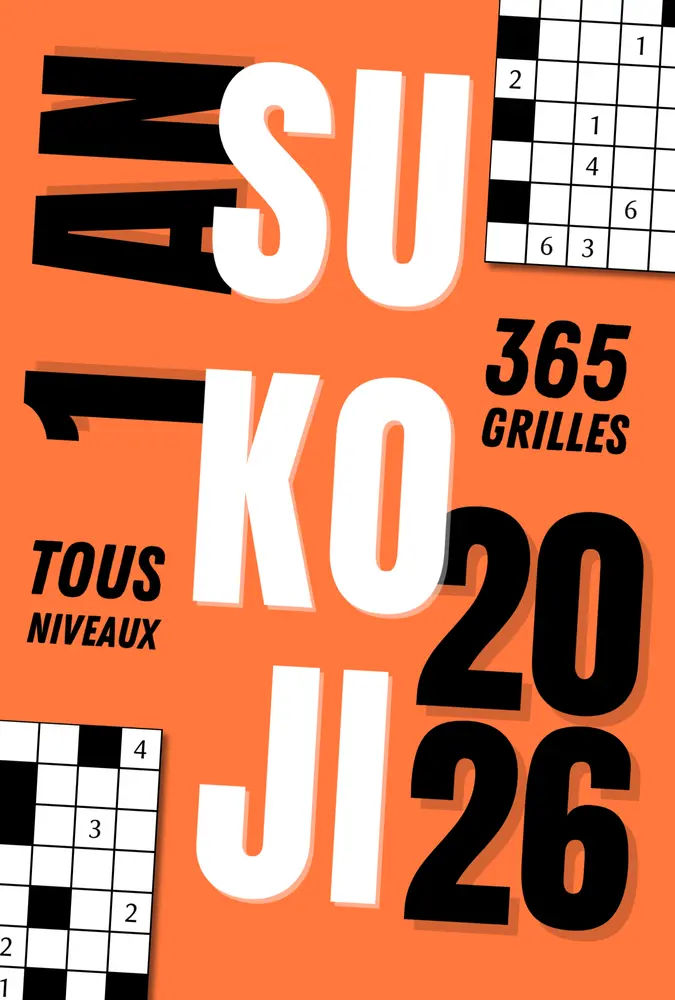 Couverture 1 an de Sukoji de Éric Pillet (collection Jeux)