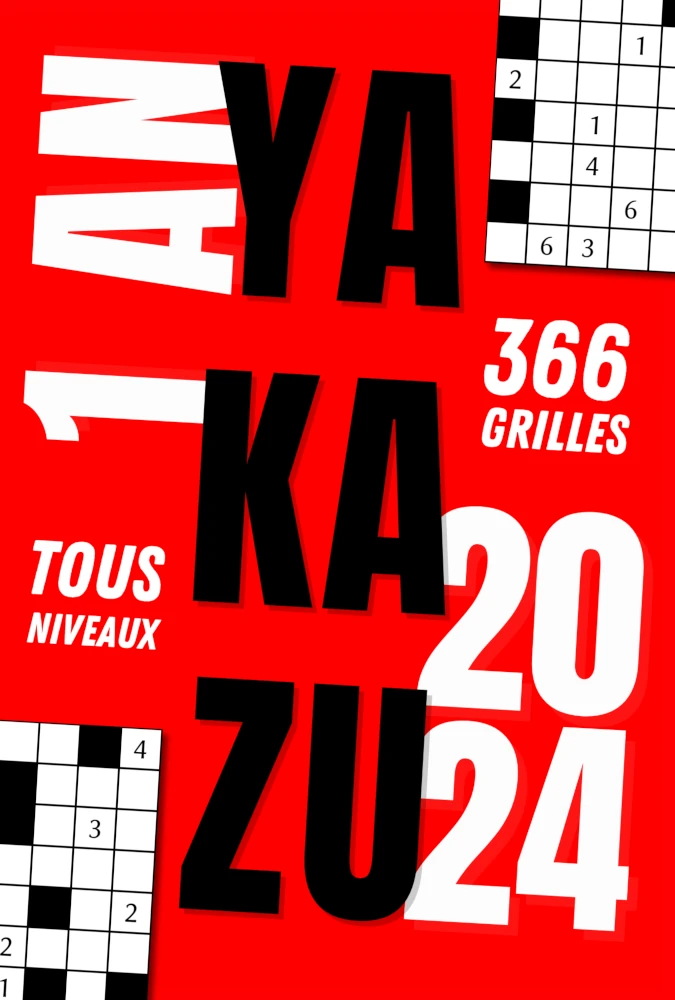 Couverture 1 an de Sudoku et Yakazu de Éric Pillet (collection Jeux)