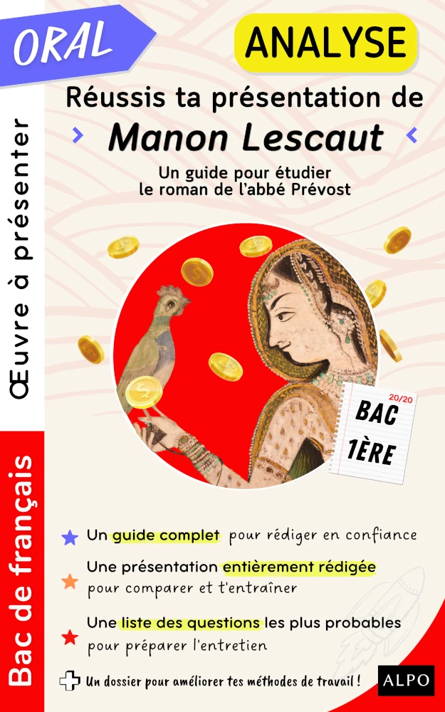 Couverture Réussis ta présentation de Manon Lescaut de l'abbé Prévost de Alexandre Mouchel (collection Oasis)